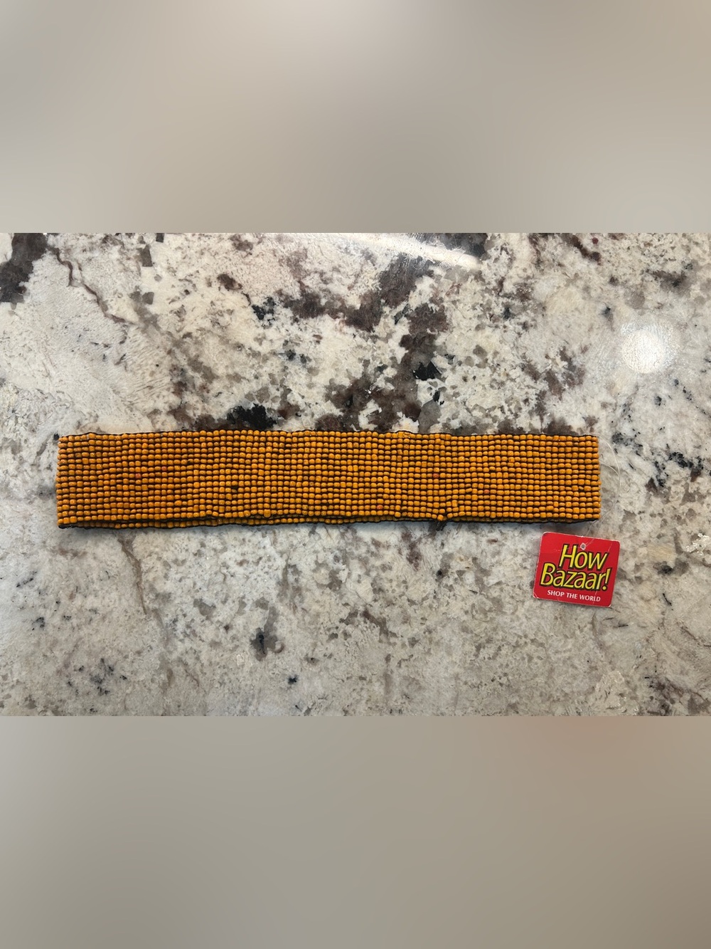 NWT Boho Beaded Women’s Waist Belt in Orange | Handcrafted in Bali | One Size